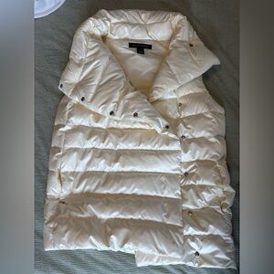 Ralph Lauren Women's Cream Puffer Vest